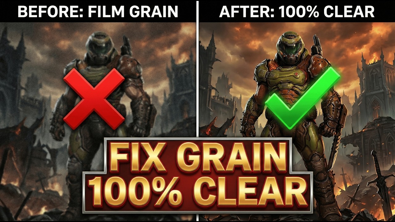 How to Fix Grainy Graphics in DOOM: The Dark Ages | Best Settings Guide