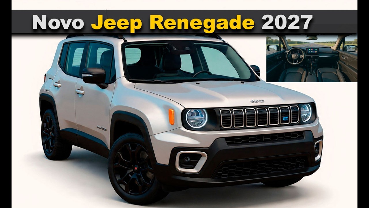 Novo Jeep Renegade 2027 chega em abril - Confira as novidades