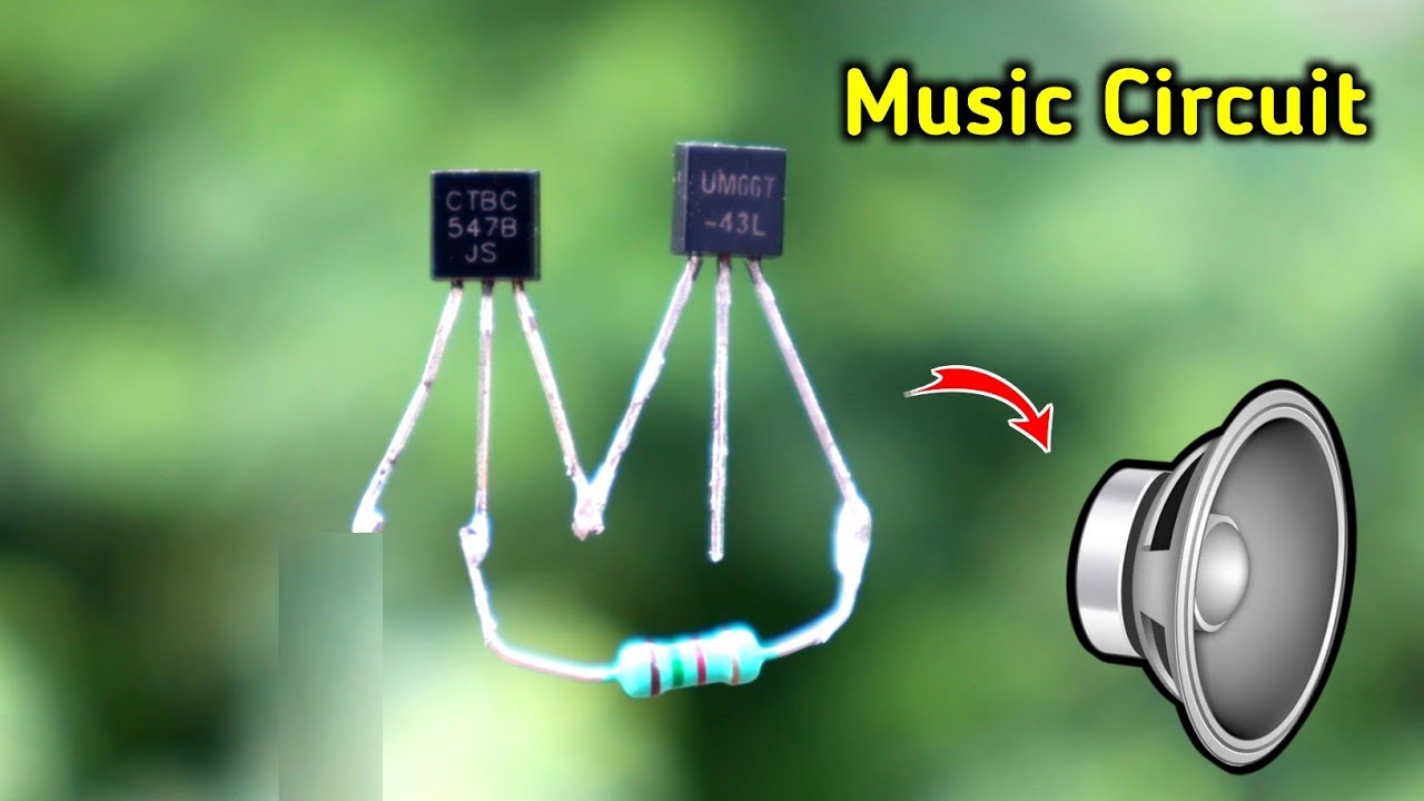 Musical circuit | म्यूजिक बजेगा मात्र 3 कंपोनेंट से | Music bell circuit
