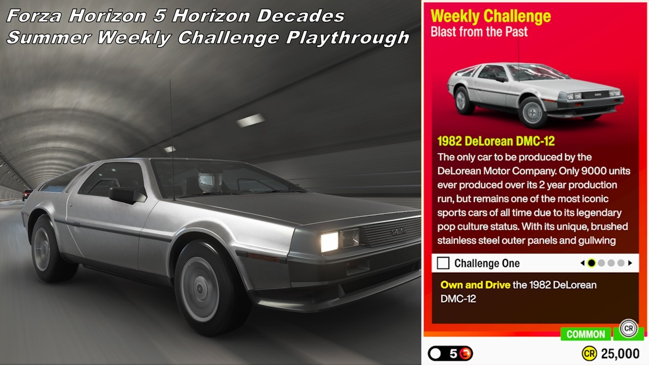 Forza Horizon 6 Horizon Decades &ndash; Summer Weekly Challenge &ldquo;Blast From The Past&rdquo; Playthrough FH6