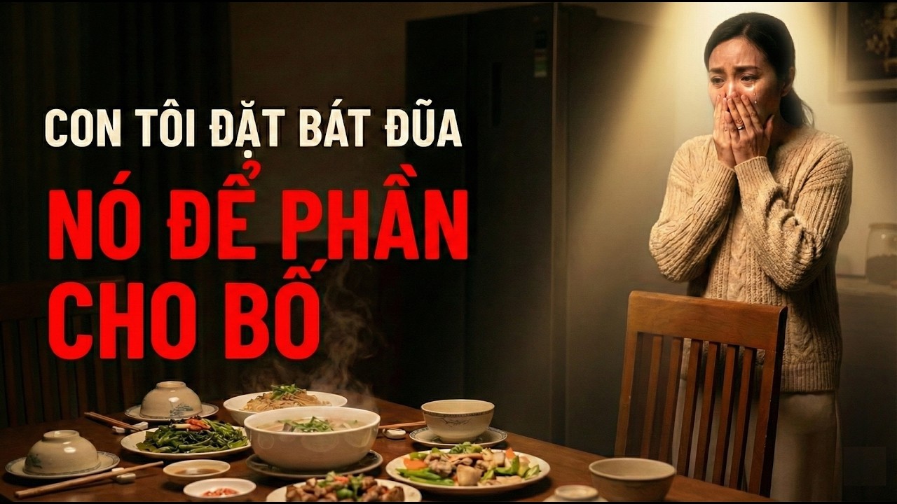 Chiếc ghế trống đêm giao thừa, và điều con gái tôi làm khiến tôi bật khóc | Kể chuyện mỗi đêm