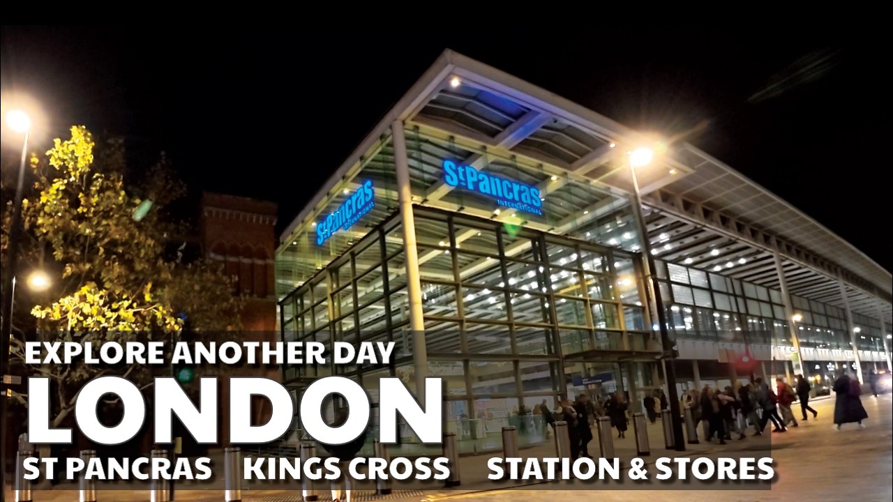 👠 London Nightime Shops & Station - Part 4 #londonwalk