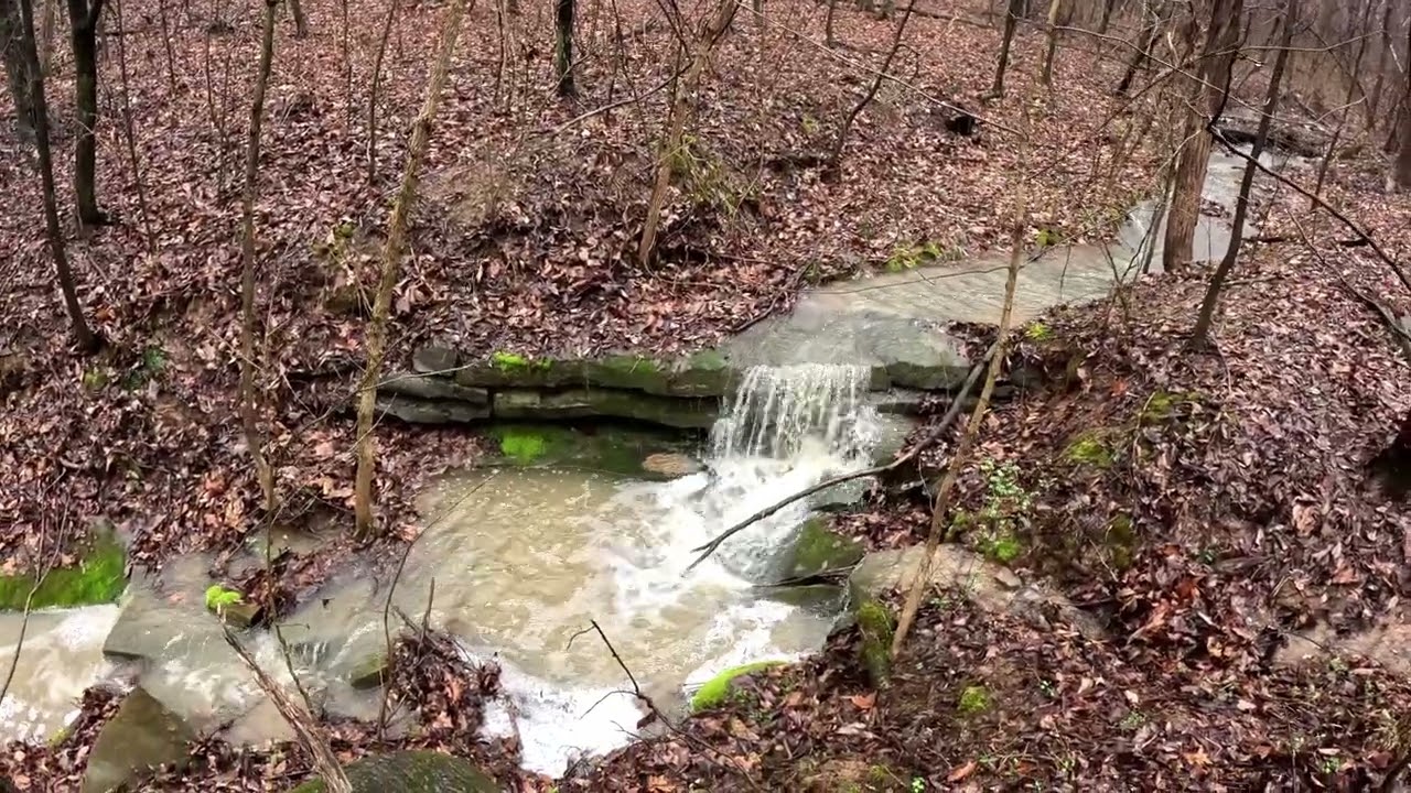 Badlands Waterfall On The Homestead