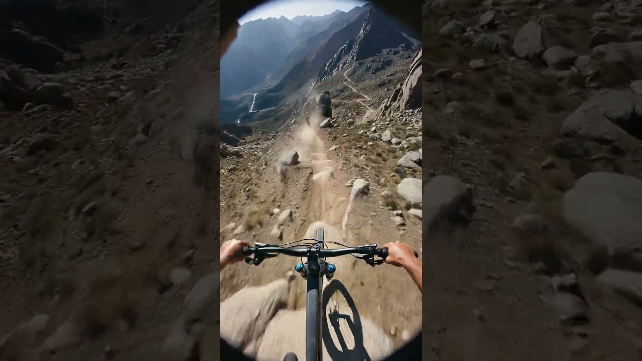 DANGER POV: Precision Riding on a Razor-Thin Ridge! ⚠️🚵&zwj;♂️🌪️