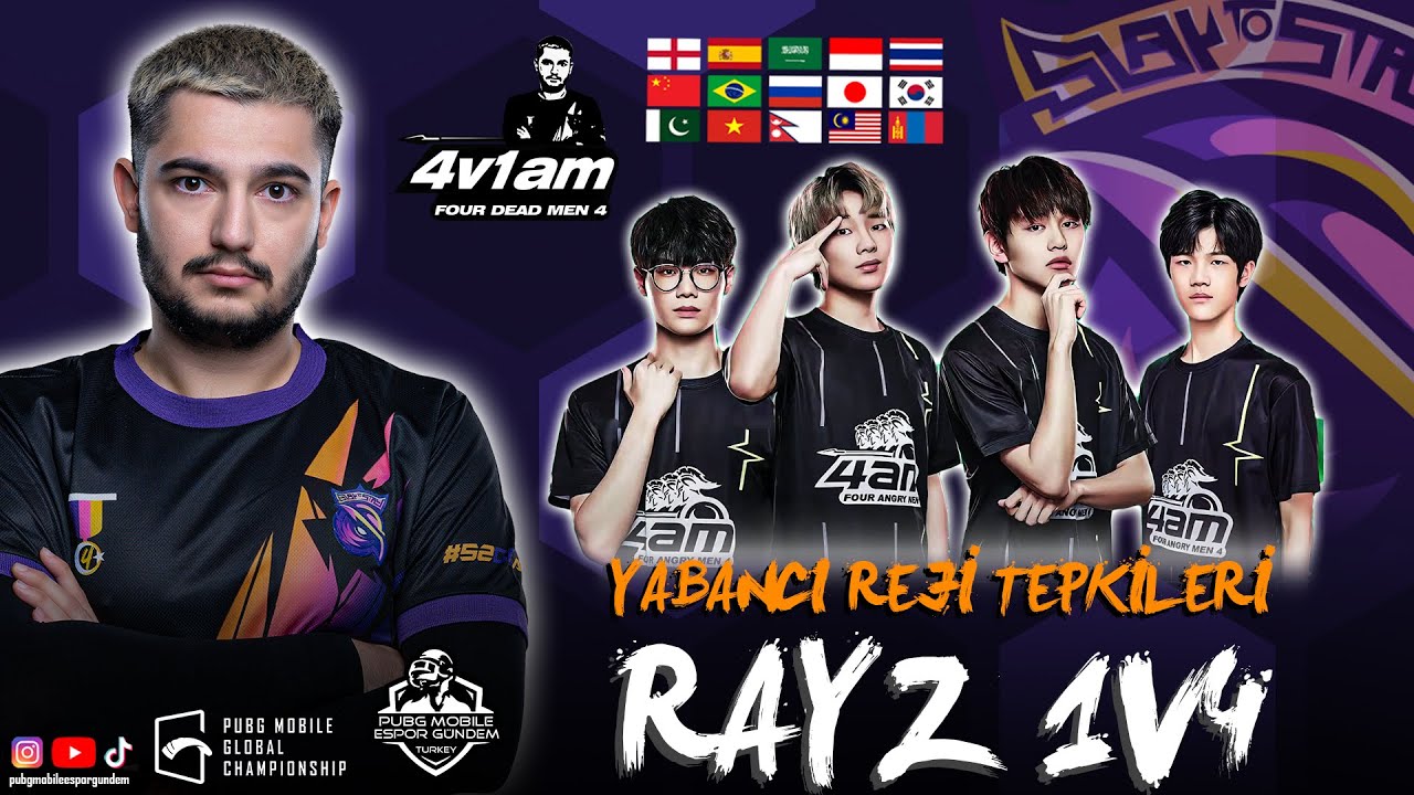 PMGC 2022 \ RAYZ 4AM'A 1V4 ATIYOR! \ YABANCI REJİ TEPKİLERİ! #s2gespor #sylas #pmgc2022 #barışg