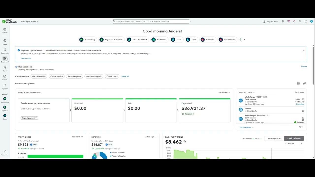 New QBO Favorite Reports