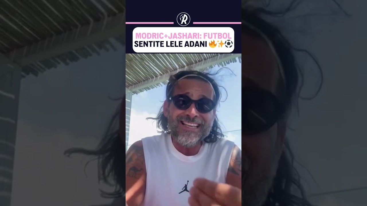 ✨ MODRIC + JASHARI = FUTBOL | Sentite LELE ADANI sul centrocampo del MILAN #shorts