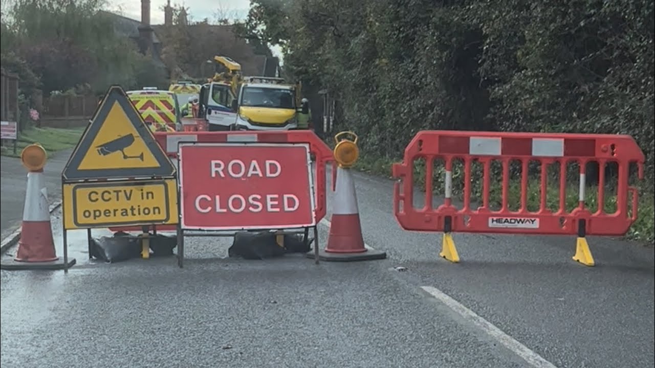 This is why all the roads are closed