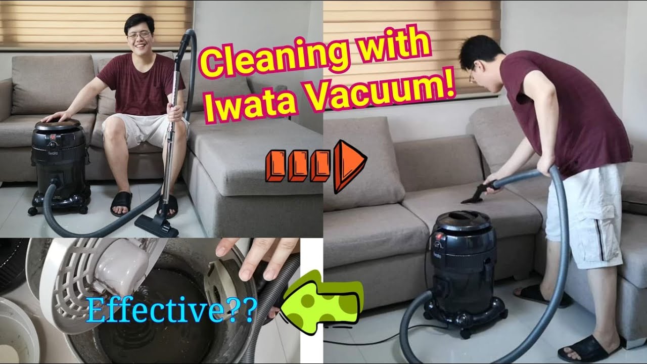 Cleaning with Iwata Water Filtration Vacuum Cleaner (CM123M) - Review and Guide