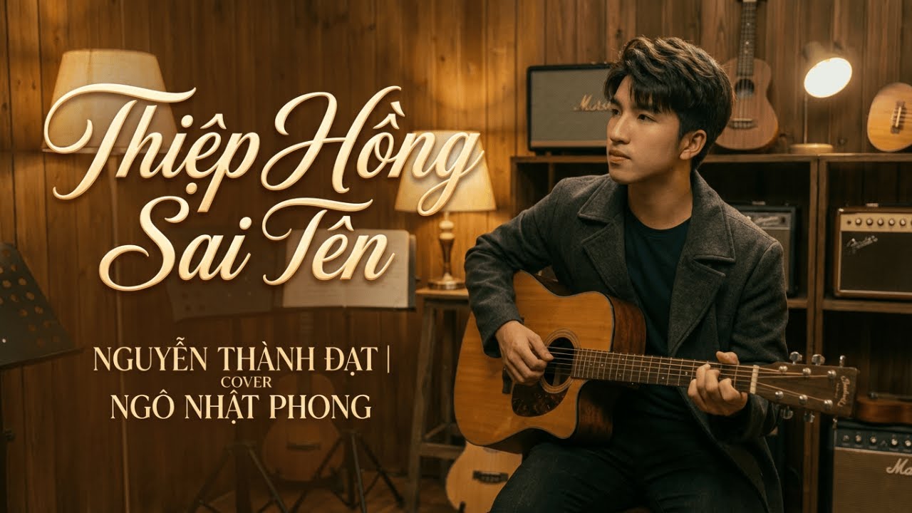 THIỆP HỒNG SAI TÊN - NGUYỄN THÀNH ĐẠT | #acoustic  | COVER NGÔ NHẬT PHONG - BẾP MUSIC