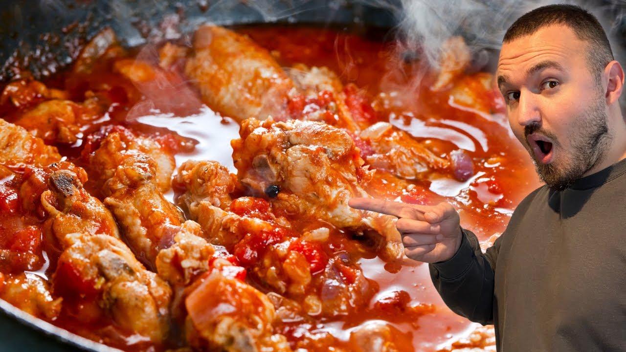 Georgisches Hähnchen über FEUER im Kazan kochen ! (TSCHACHOCHBILLI REZEPT)