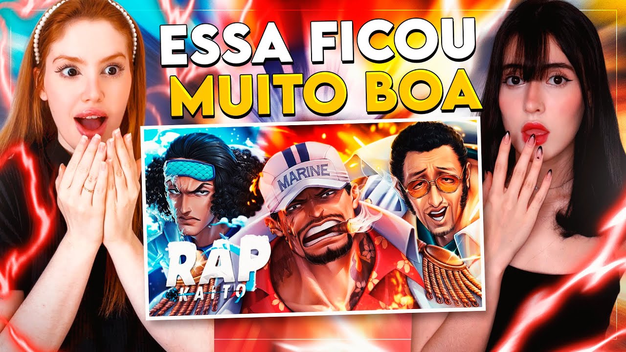 REACT | Faces da Justiça | Almirantes (One Piece) | Kaito Ft. ‪@M4rkim‬ ‪@AniRap‬ | CR Reacts