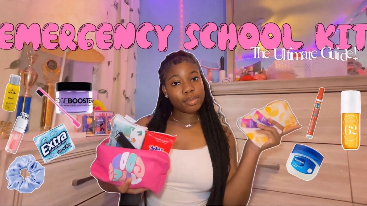 WHATS IN MY BACK TO SCHOOL EMERGENCY KIT 2024 ☆ | everything you need!