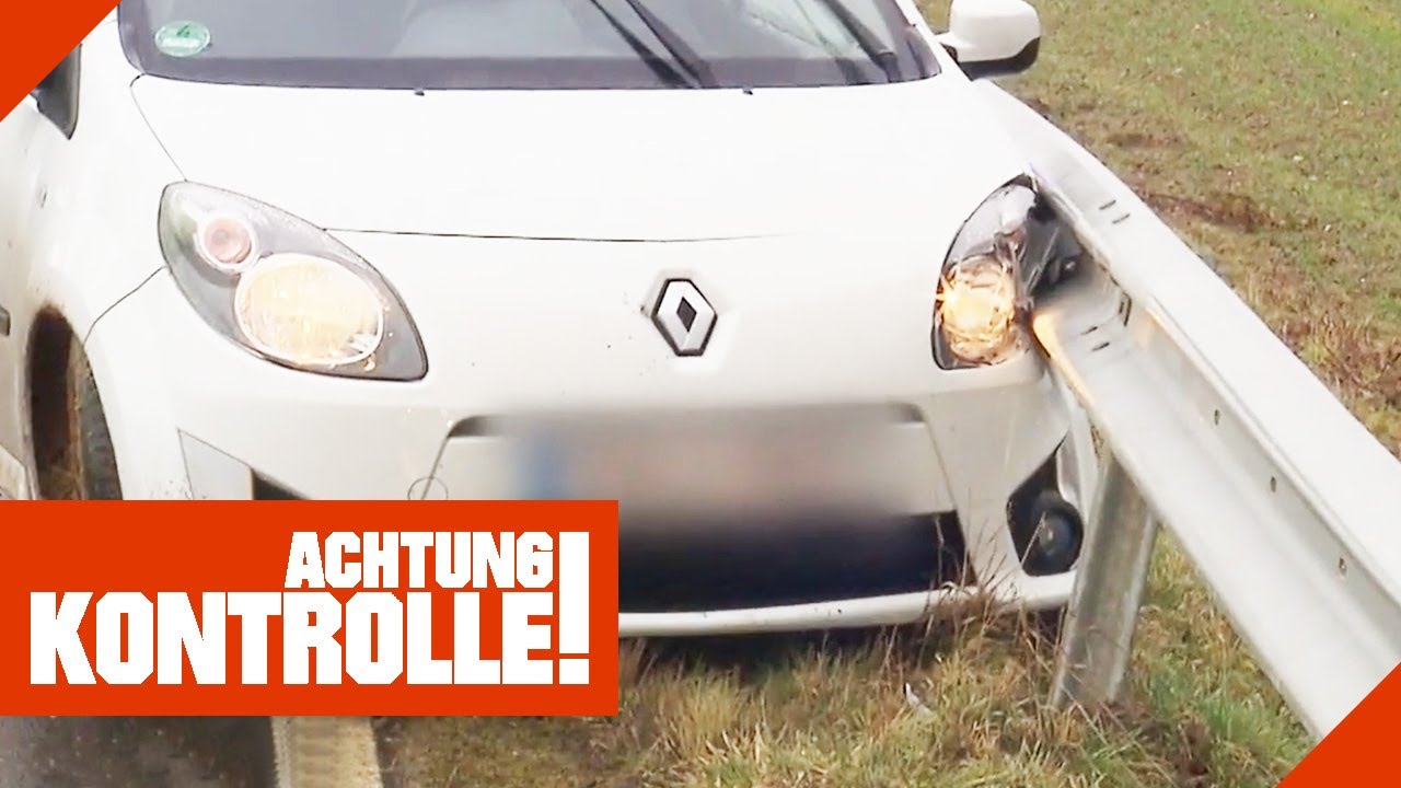 In Leitplanke gerast! ADAC r&uuml;ckt an! | Achtung Kontrolle | Kabel Eins