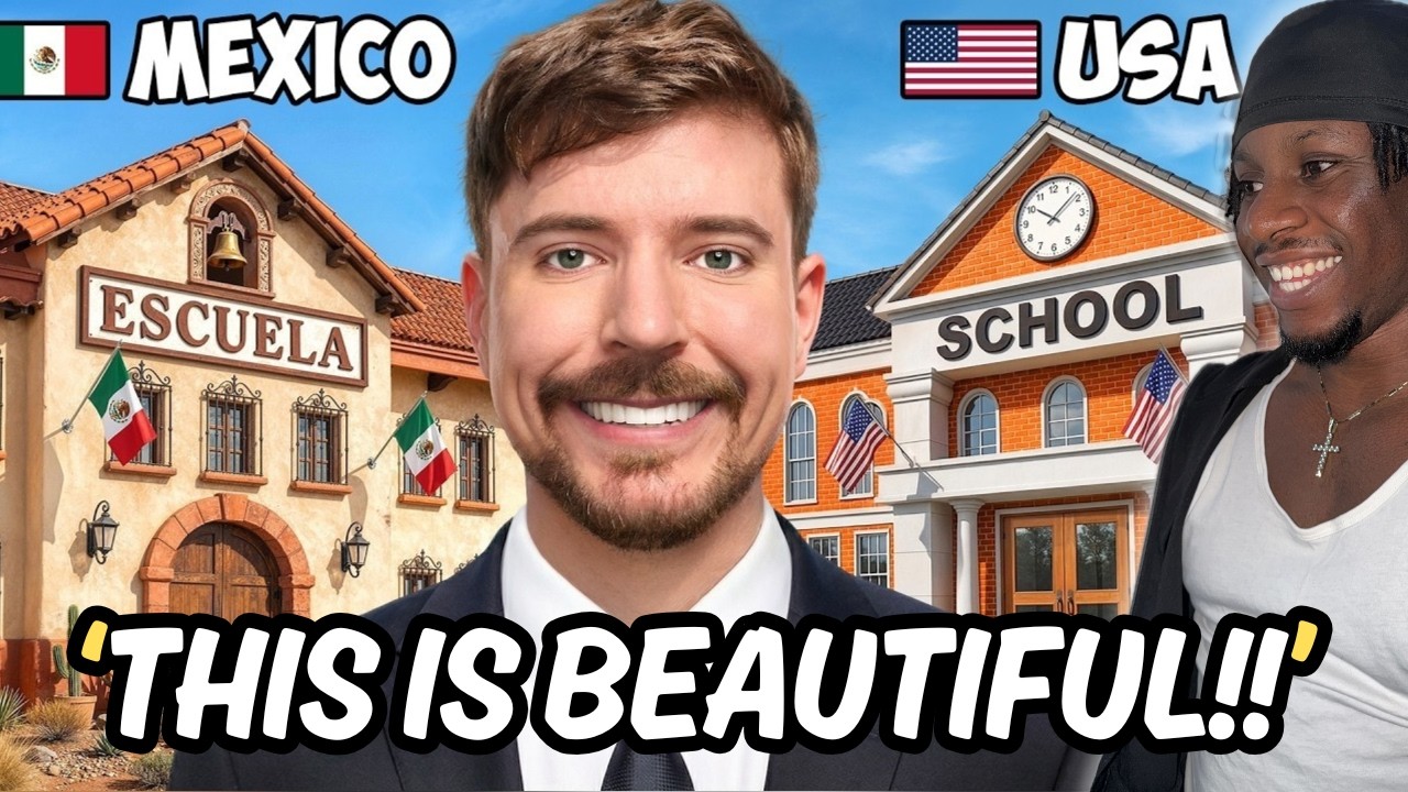 Reacting to I Built 10 Schools Around The World. By MrBeast