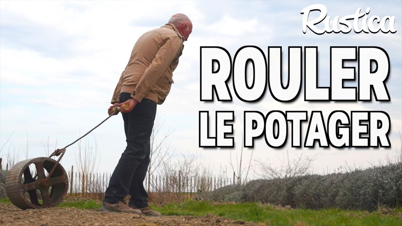 Passer le sol du potager au rouleau