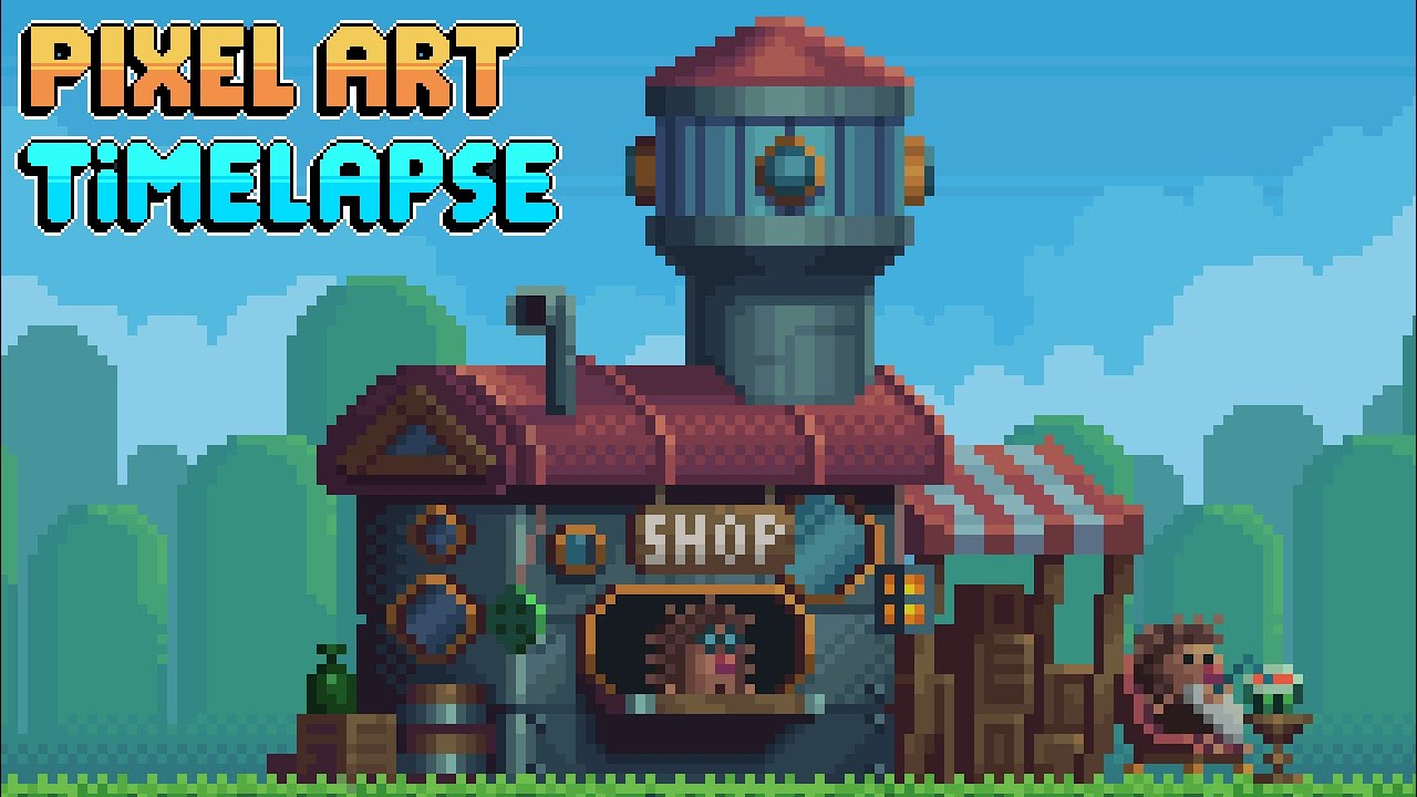 Shop - Pixel Art Timelapse