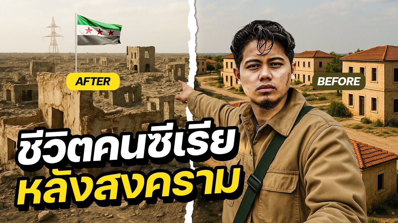 ชีวิตหลังสงคราม : ในประเทศที่น่ากลัวที่สุดในโลก !! | SYRIA