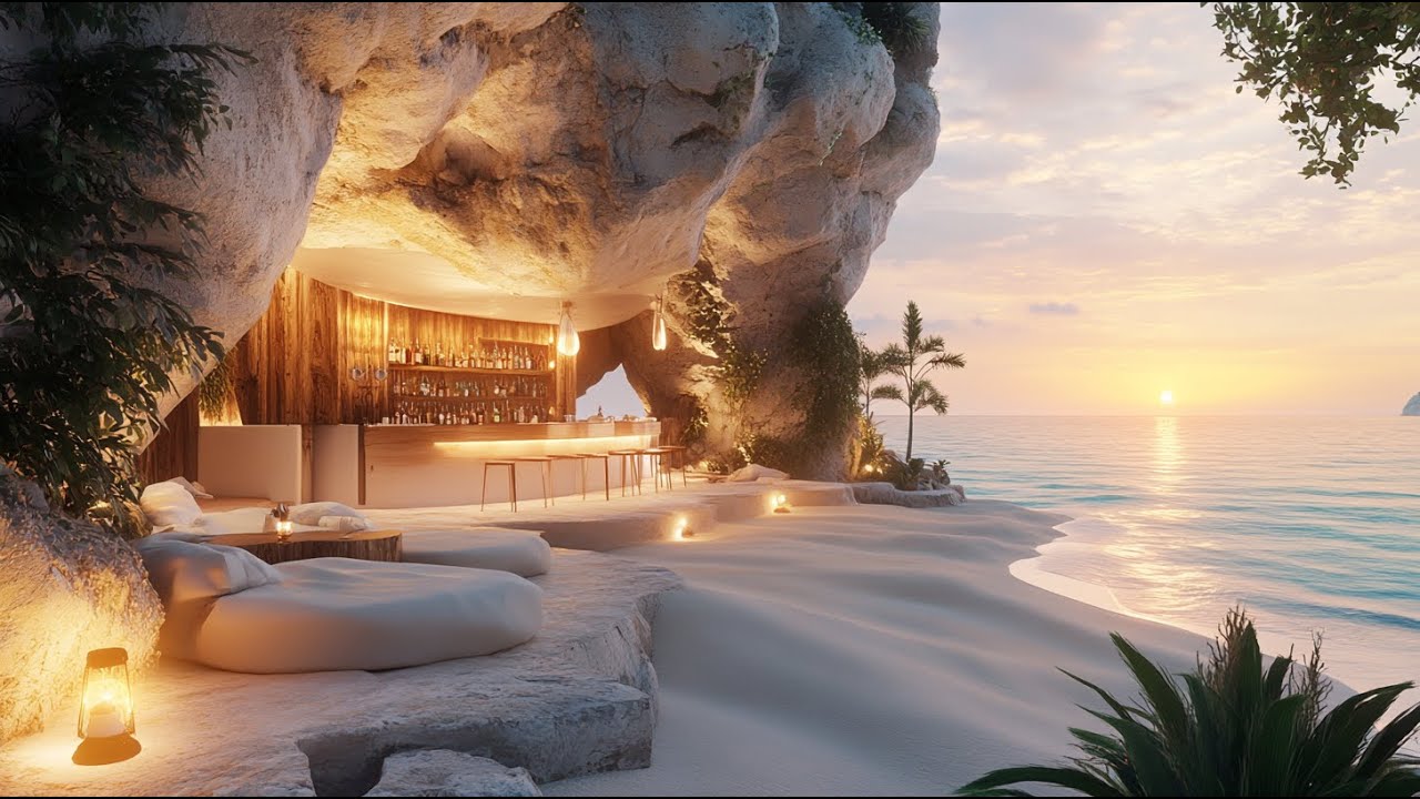 Relax Anytime with Smooth Jazz Music | Calming Jazz Instrumentals & Ocean Waves