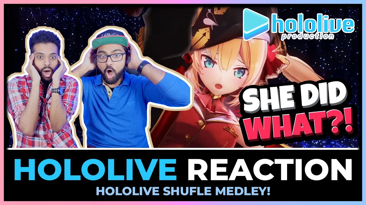 HOLOLIVE SHUFFLE MEDLEY REACTION! ORIGINAL MV【