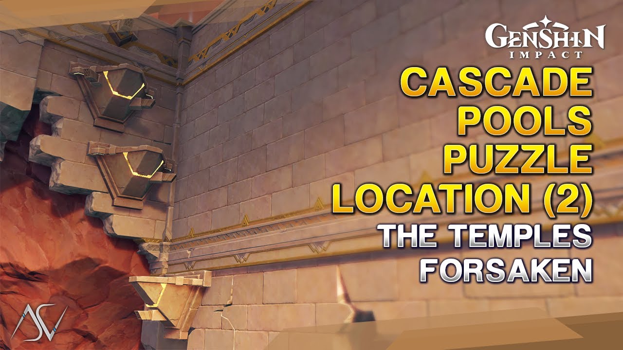 Cascade Pools Puzzle Location (2) - The Temples Forsaken | Genshin Impact