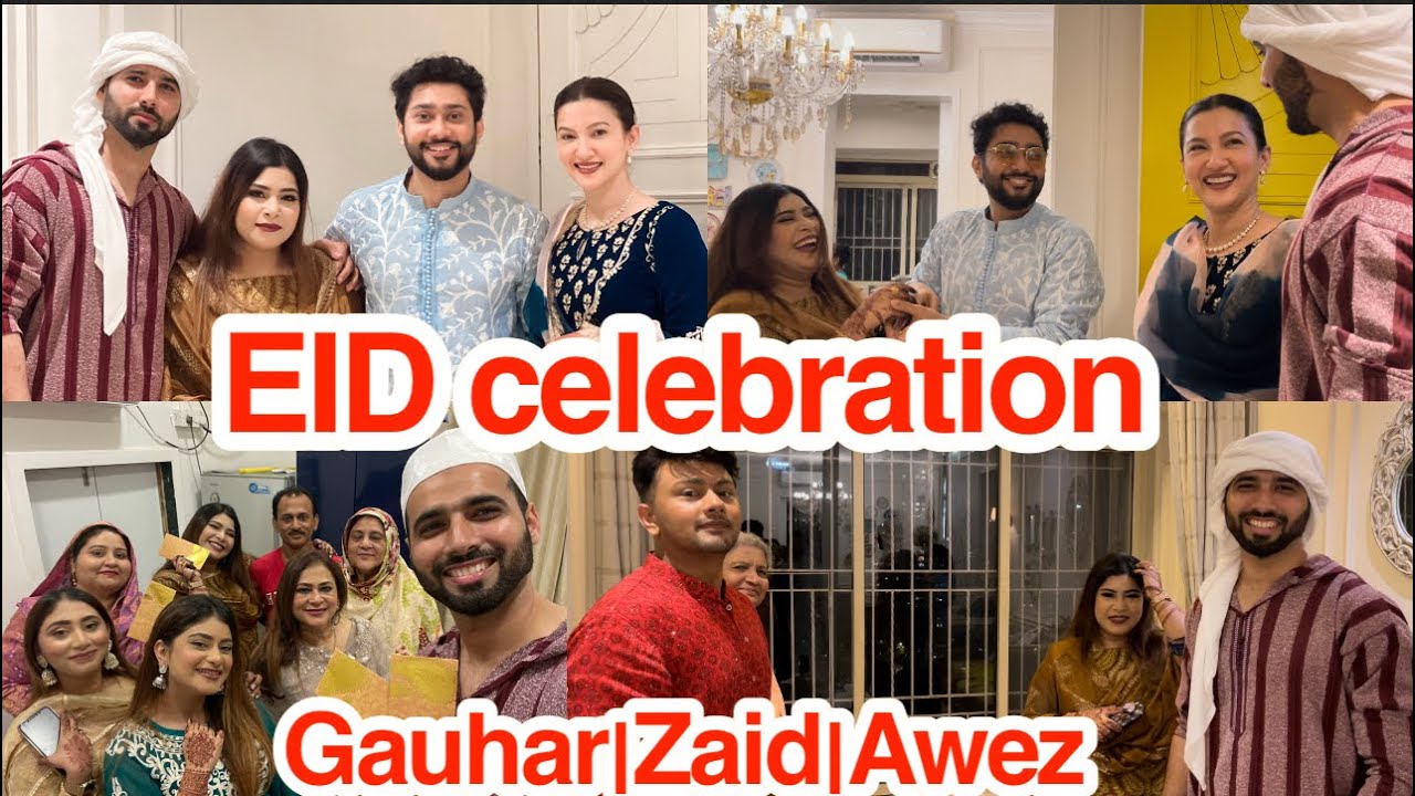 Celebrating EID with Gauhar Khan & Zaid Darbar|Awez|Shezaan|Moonzarin|ReshuzKitchen|ShaikhfamilyVlog