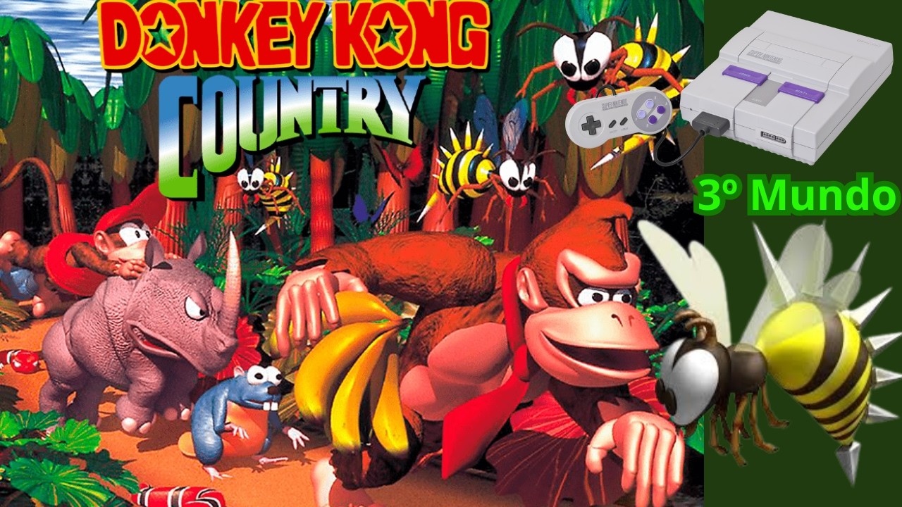 Donkey Kong Country 1 [Jogando 2 Players] Snes