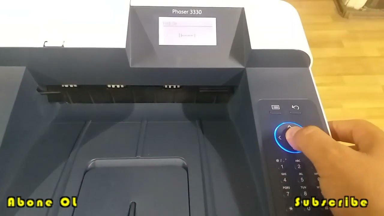 Xerox Phaser 3330 Factory Settings