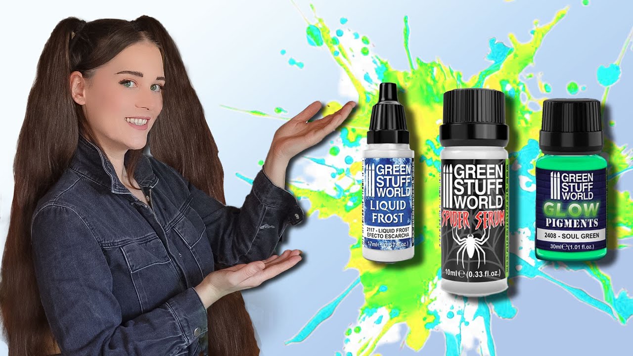 Я тестировала продукцию Green Stuff World | Сыворотку паука, жидкую заморозку и светящиеся пигмен...