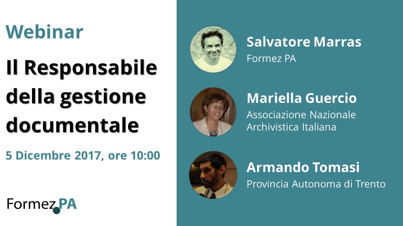 Il Responsabile della gestione documentale