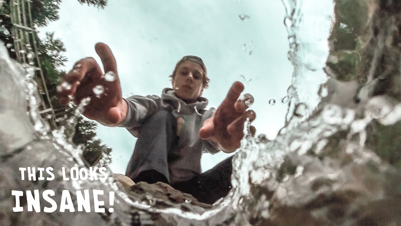 Dropping a DJI OSMO ACTION into RIVER at 240 fps !!