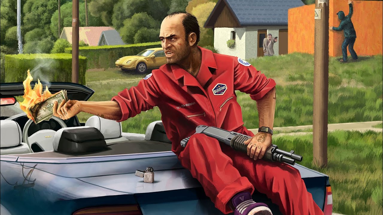 GTA 5-Trevor Killed Lost Biker gang// hit trails Home to river -pardeepkamal06//Ps5🎮mission Time