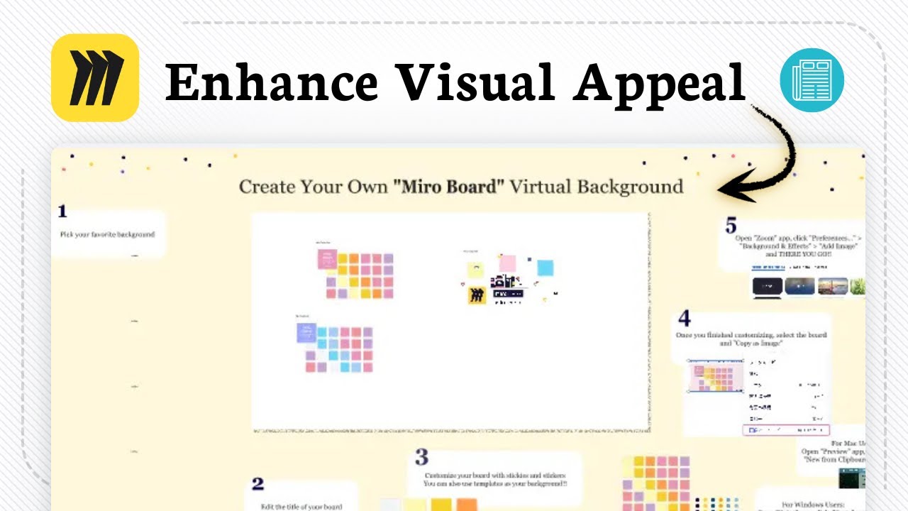 How to change background color in Miro (Visual Upgrade)