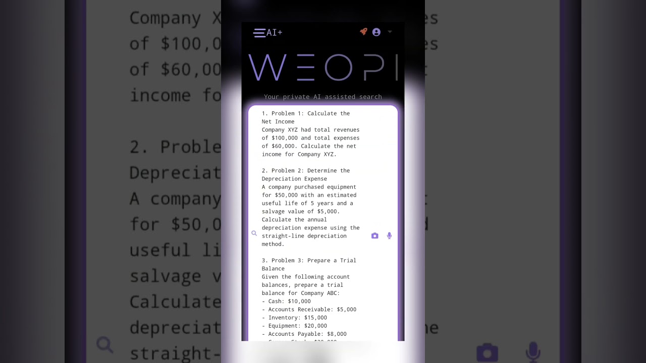 Unlocking financial insights with the power of Weopi's accounting expertise! #AccountingMadeEasy #