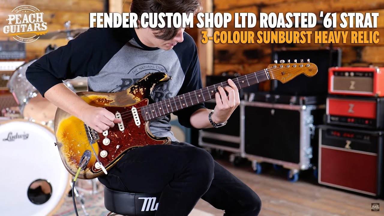 No Talking...Just Tones | Fender Custom Shop LTD Roasted '61 Strat Heavy Relic | 3-Colour Sunburst