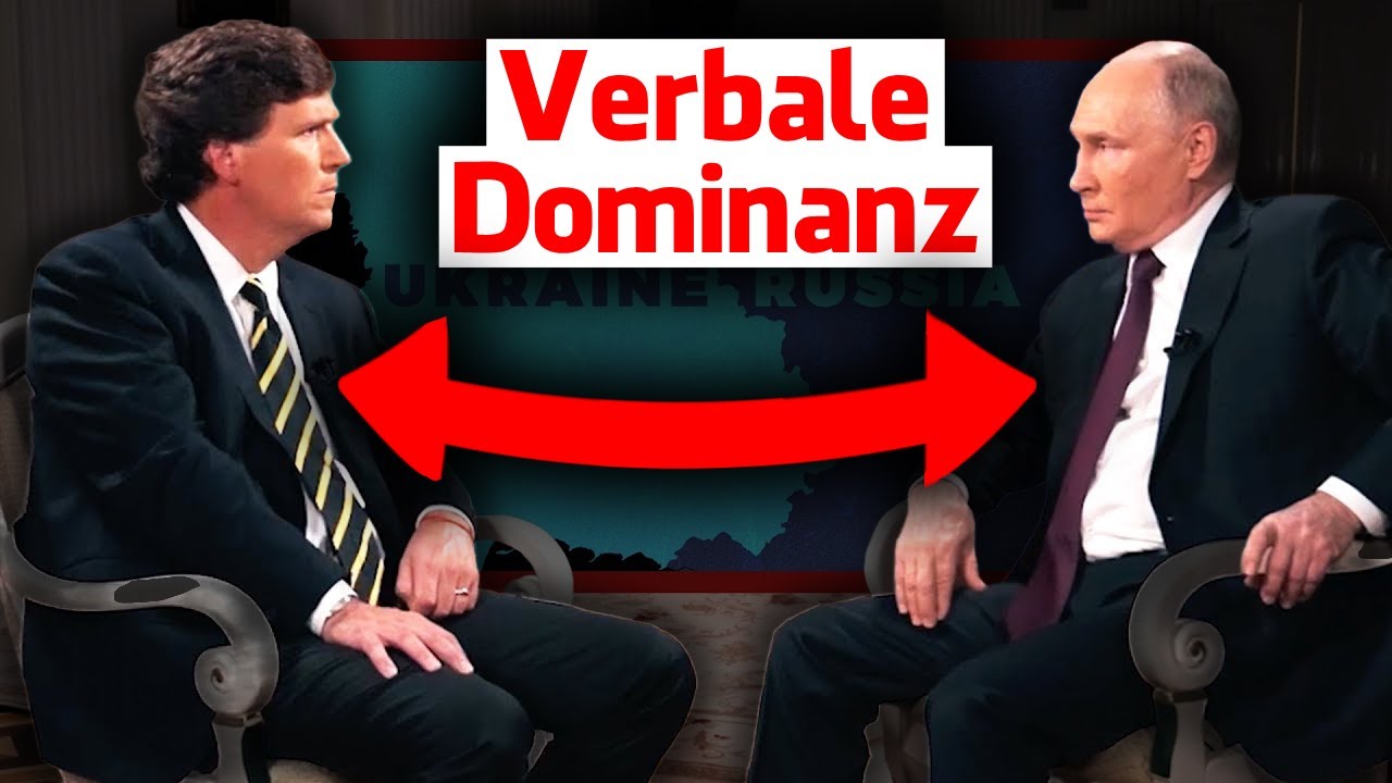 Wie Wladimir Putin Gespräche lenkt (Interview Analyse)