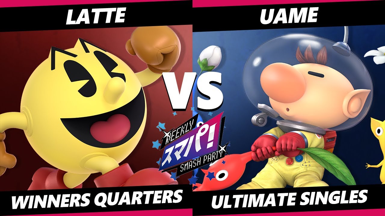 Sumapa 95 - Latte (Pac-Man) Vs. uame (Olimar) Smash Ultimate - SSBU