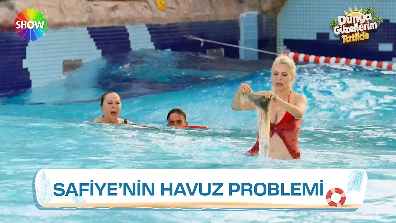 Safiye Soyman'ın peruk saçı Seray Sever'in elinde kaldı | Dünya Güzellerim Tatilde 2. Bölüm