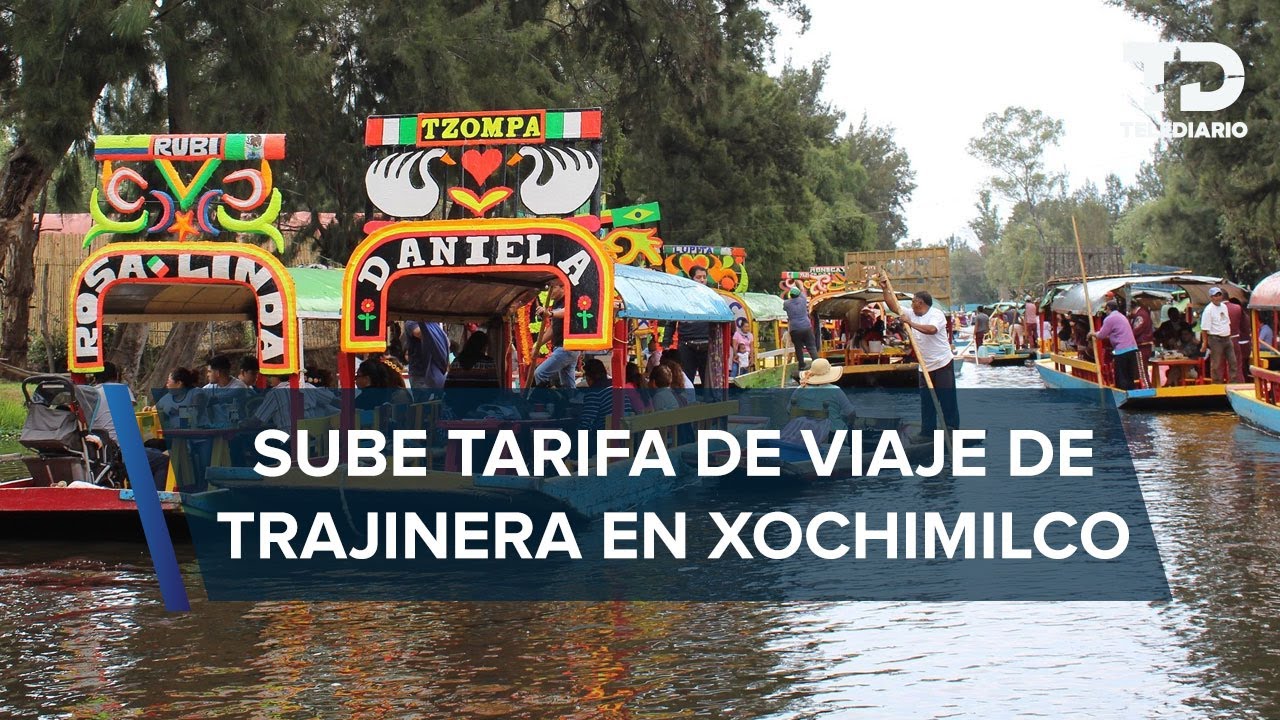Cu&aacute;nto cuesta el paseo en trajinera de Xochimilco 2024