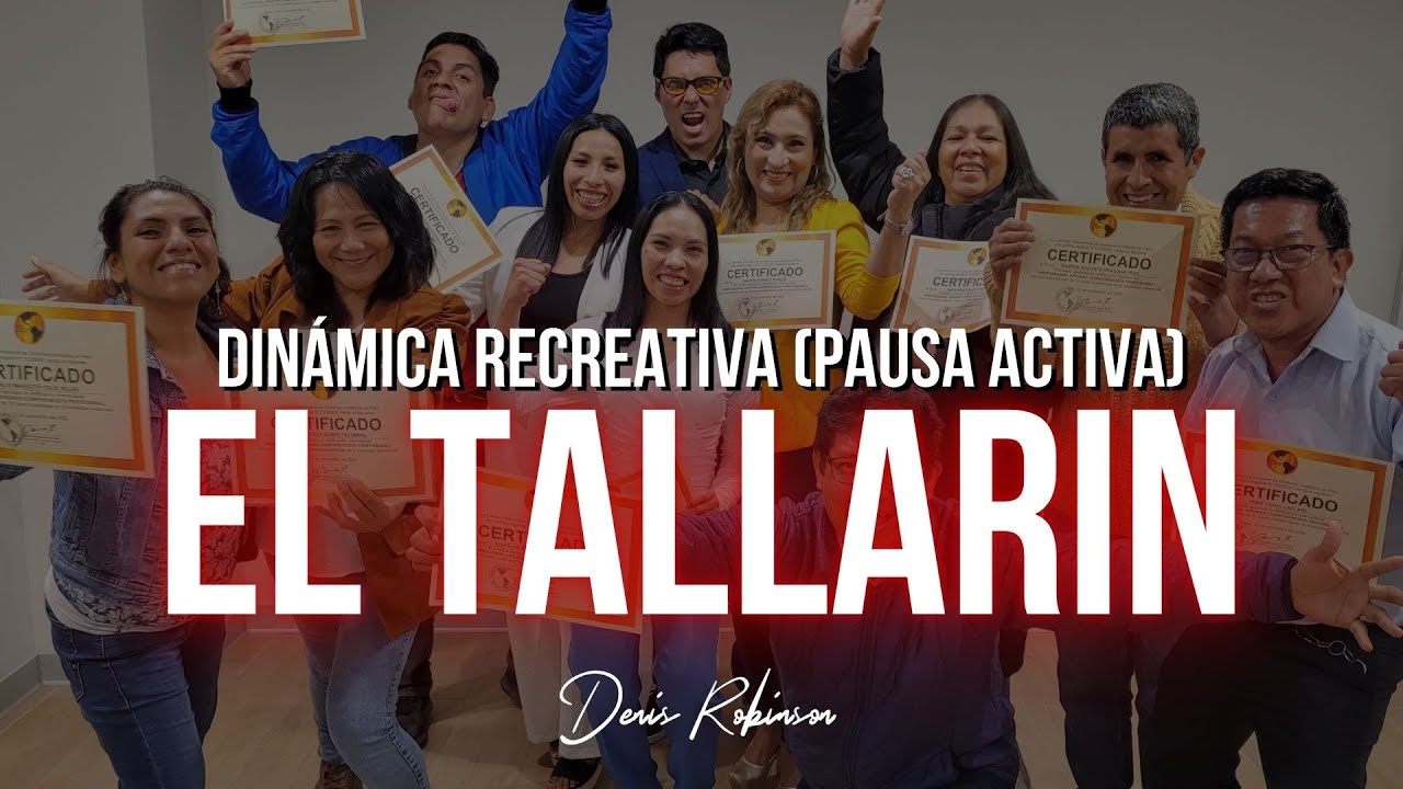 DINÁMICA: El tallarín (pausa activa) | Denis Robinson
