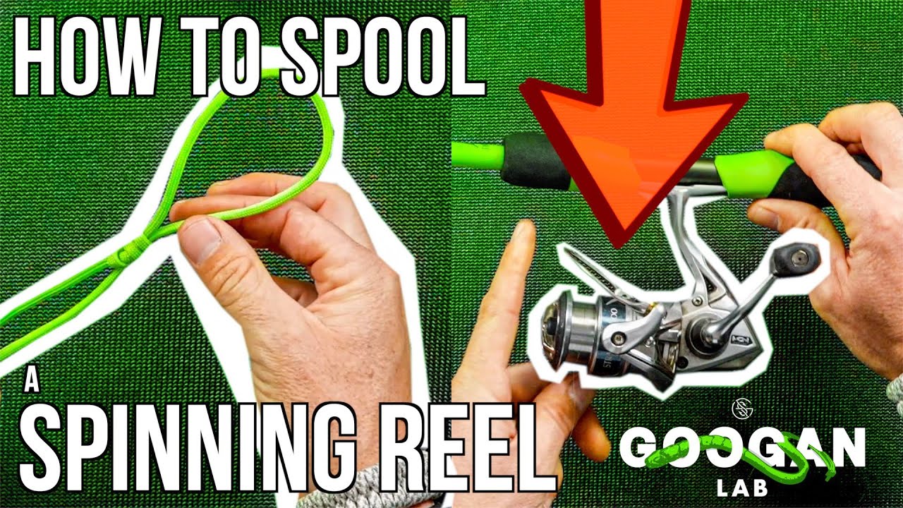 How To SPOOL A SPINNING REEL!