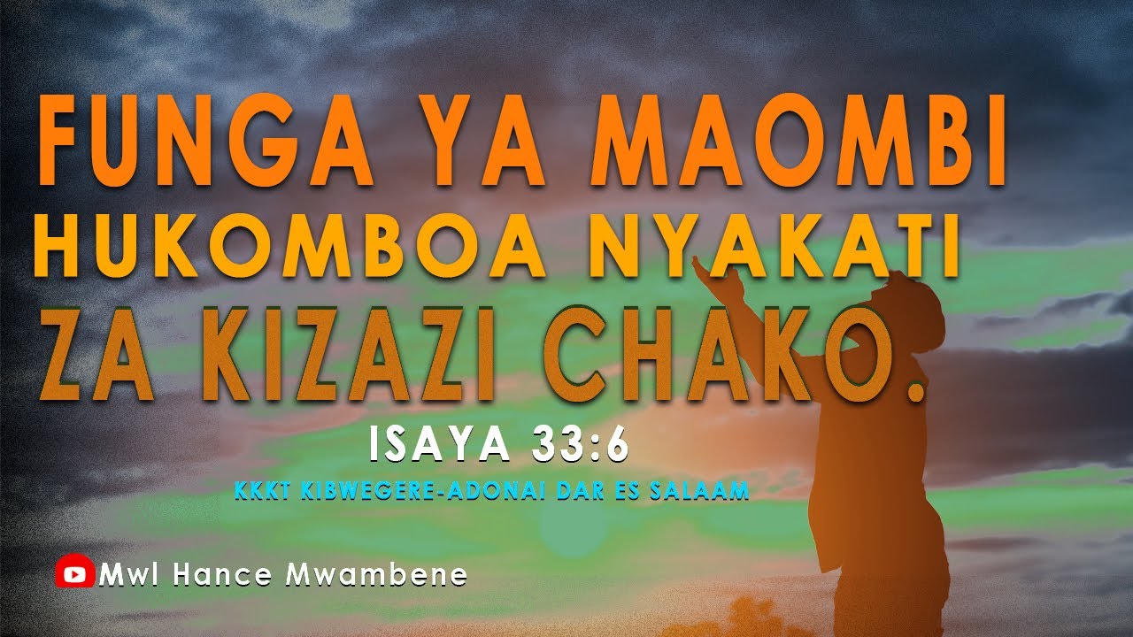 SIKU YA 8 .FUNGA YA MAOMBI HUKOMBOA NYAKATI ZA KIZAZI CHAKO.