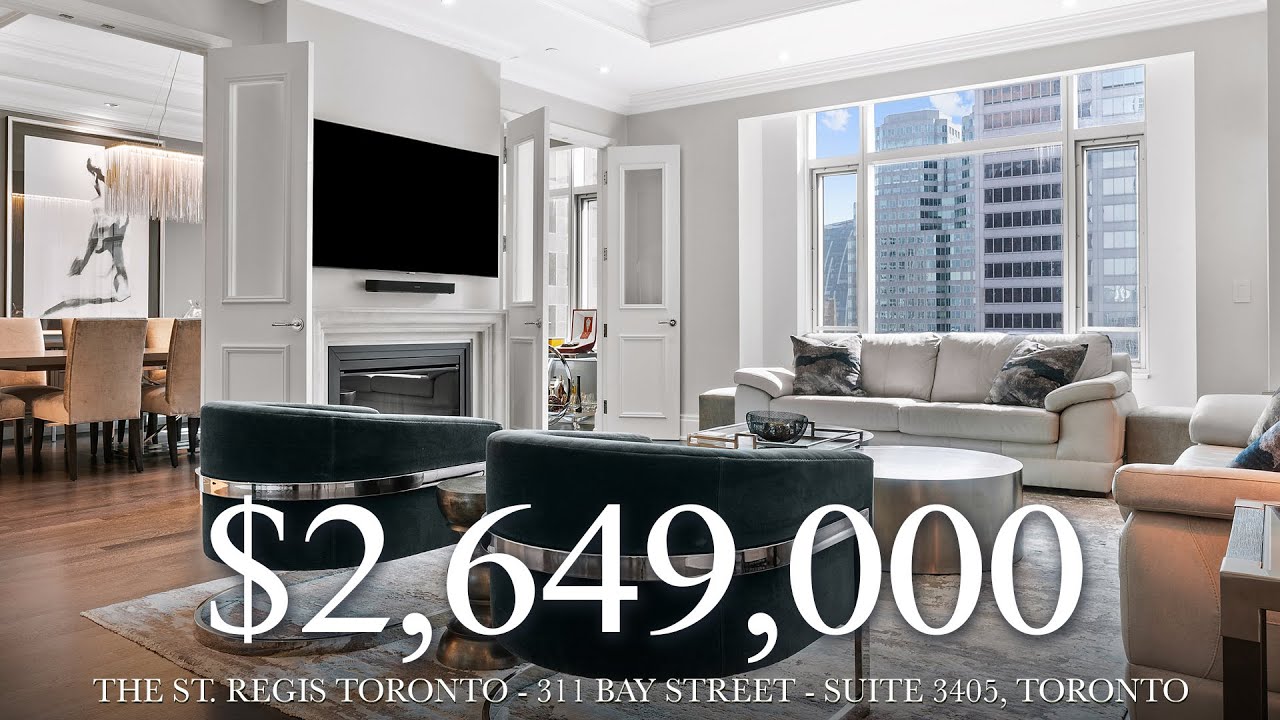 $2,649,000 - The St. Regis Toronto - 311 Bay Street - Suite 3405, Toronto