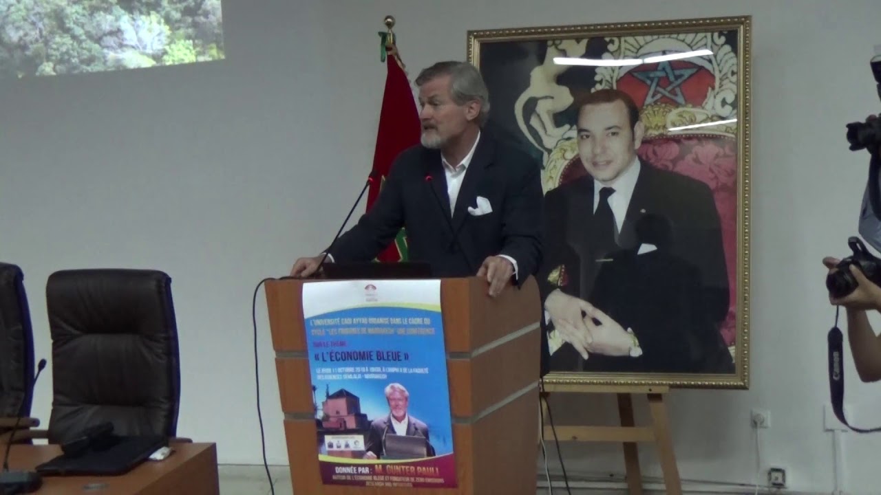Monsieur Gunter PAULI / Les Tribunes de Marrakech édition 2018-2019