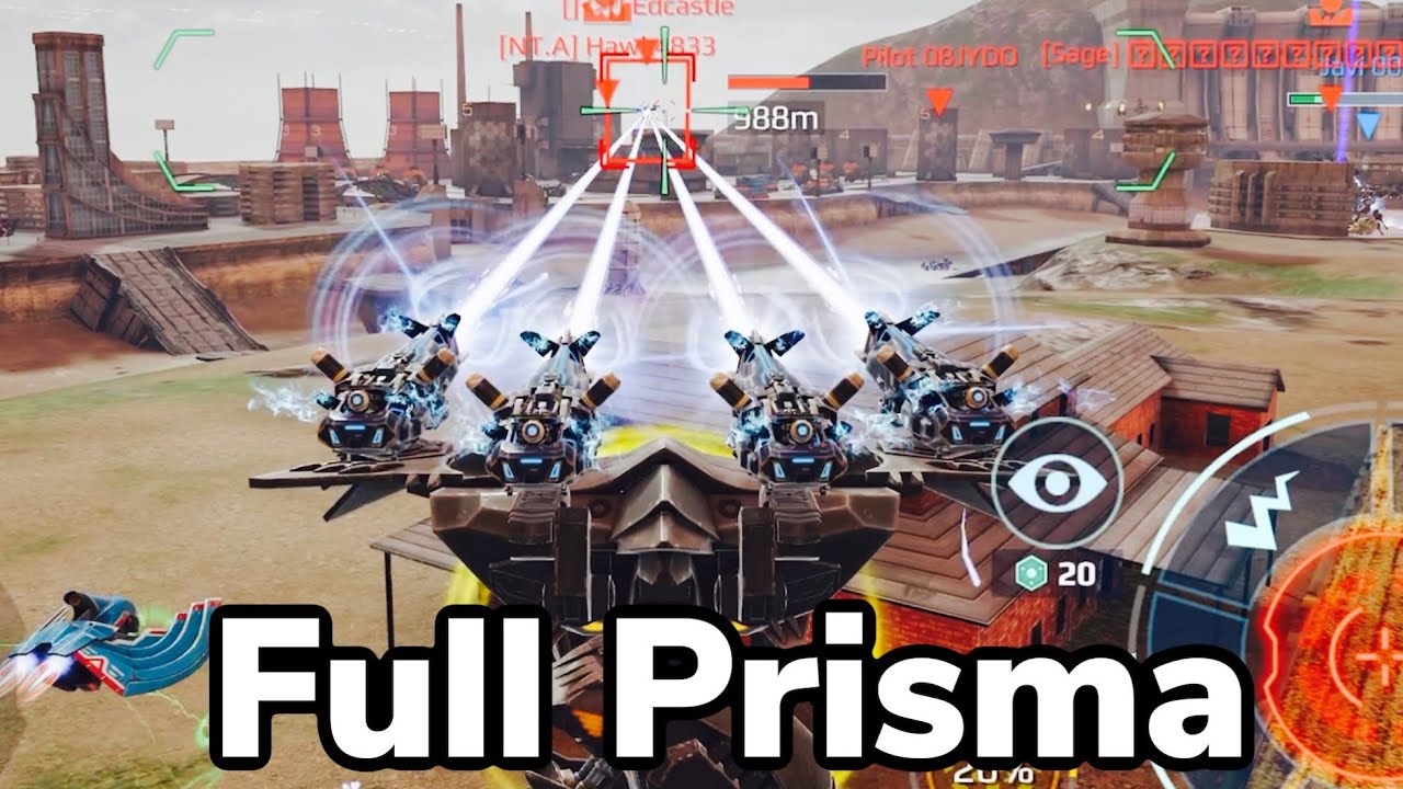 MK3 Behemoth Prisma | 1100 range long distance killer | War Robots Gameplay