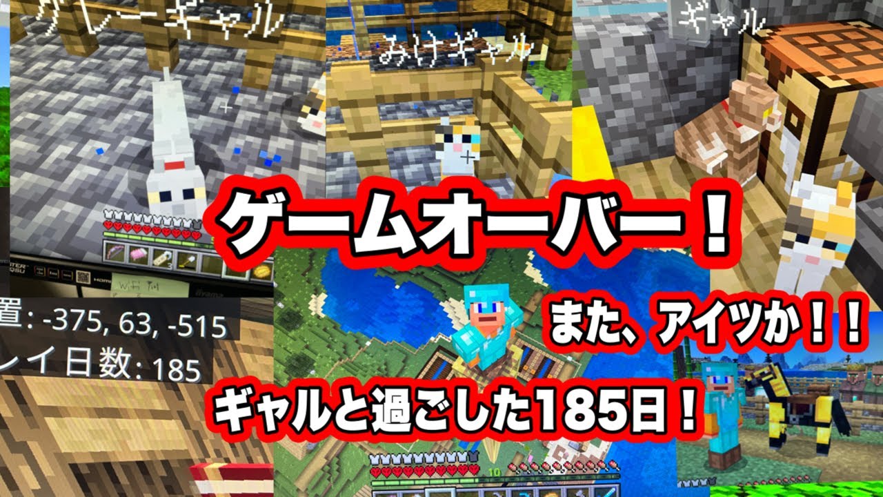 【マインクラフト】第３回！ハードコアチャレンジ！ありがとう！さよなら！！また、アイツにやられた！涙。。ラストは、、、7！だ！の回。【Minecraft】#マイクラ　ロシクラ２　#212