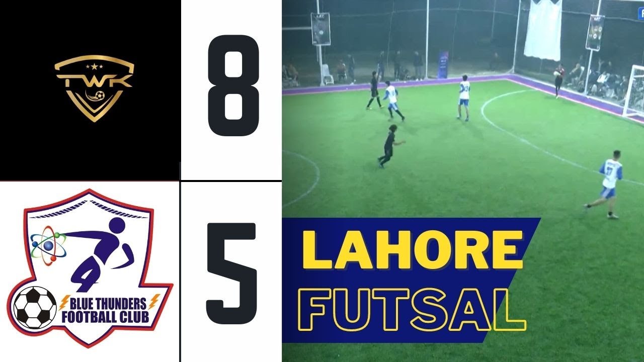 Lahore Soccer Tournament 2022 [Futsal Season 09] Senior Boys Knockout Match | TWK VS Blue Thunder Fc