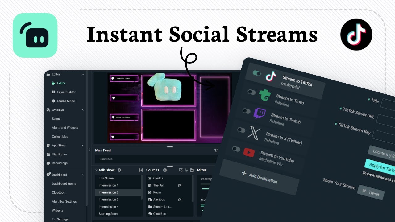 How to stream on TikTok with Streamlabs (Next Level)
