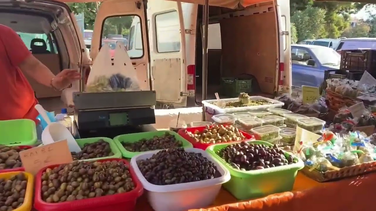 A walk through the Nafplio Farmers market