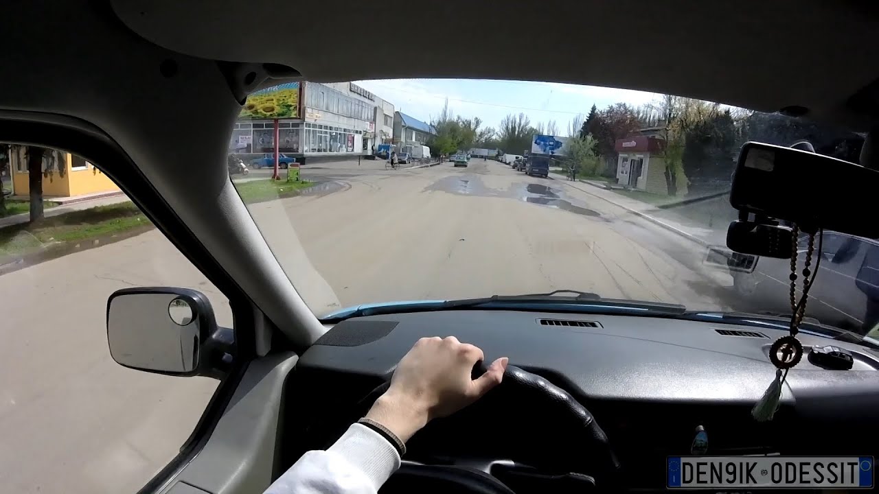 Украина Каланчак POV DRIVE VW T4 . Ukraine Kalanchak tour of the city